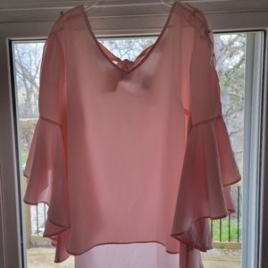 Lane Bryant 14/16 pink blouse